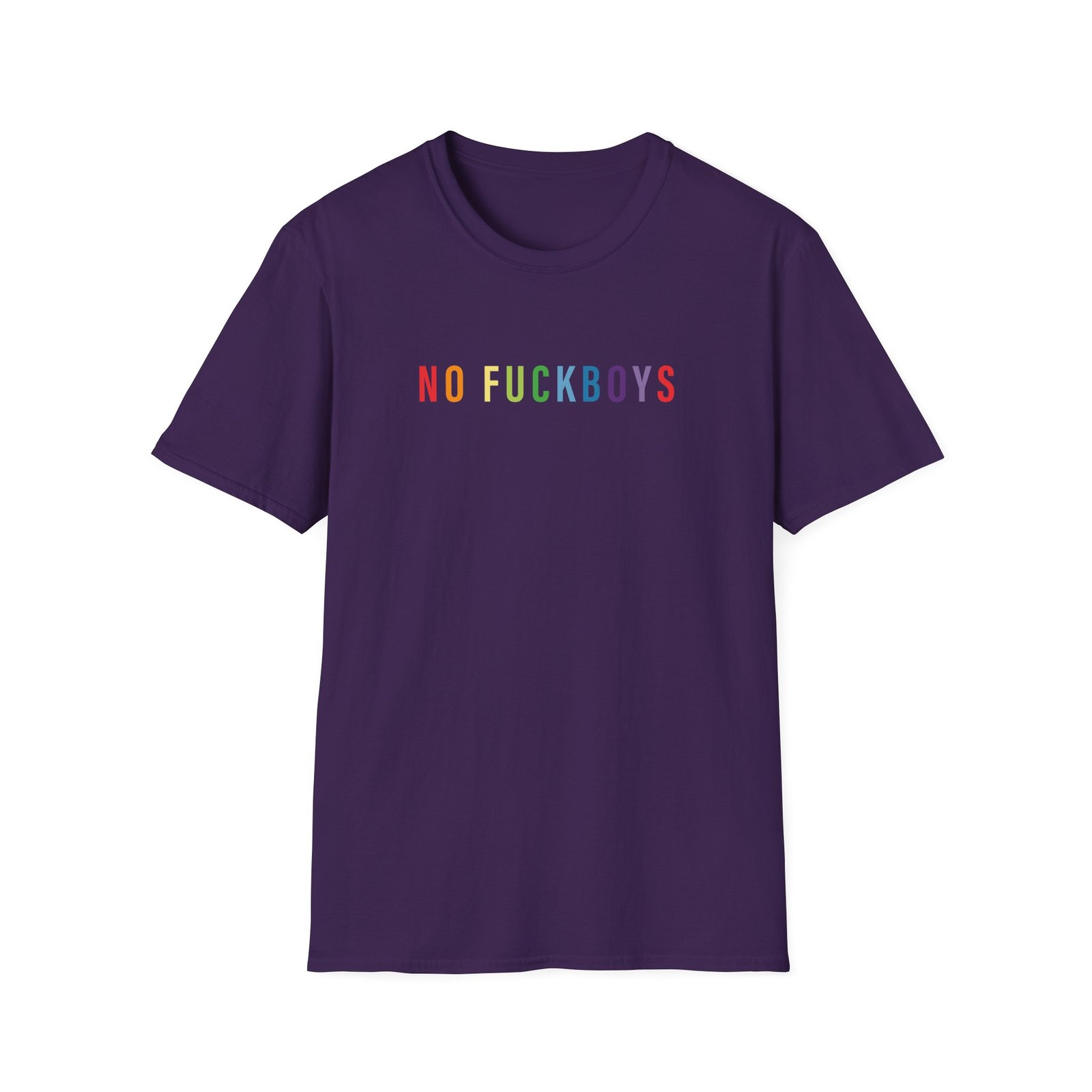 Red Handed No Fuckboys Unisex Softstyle T-shirt