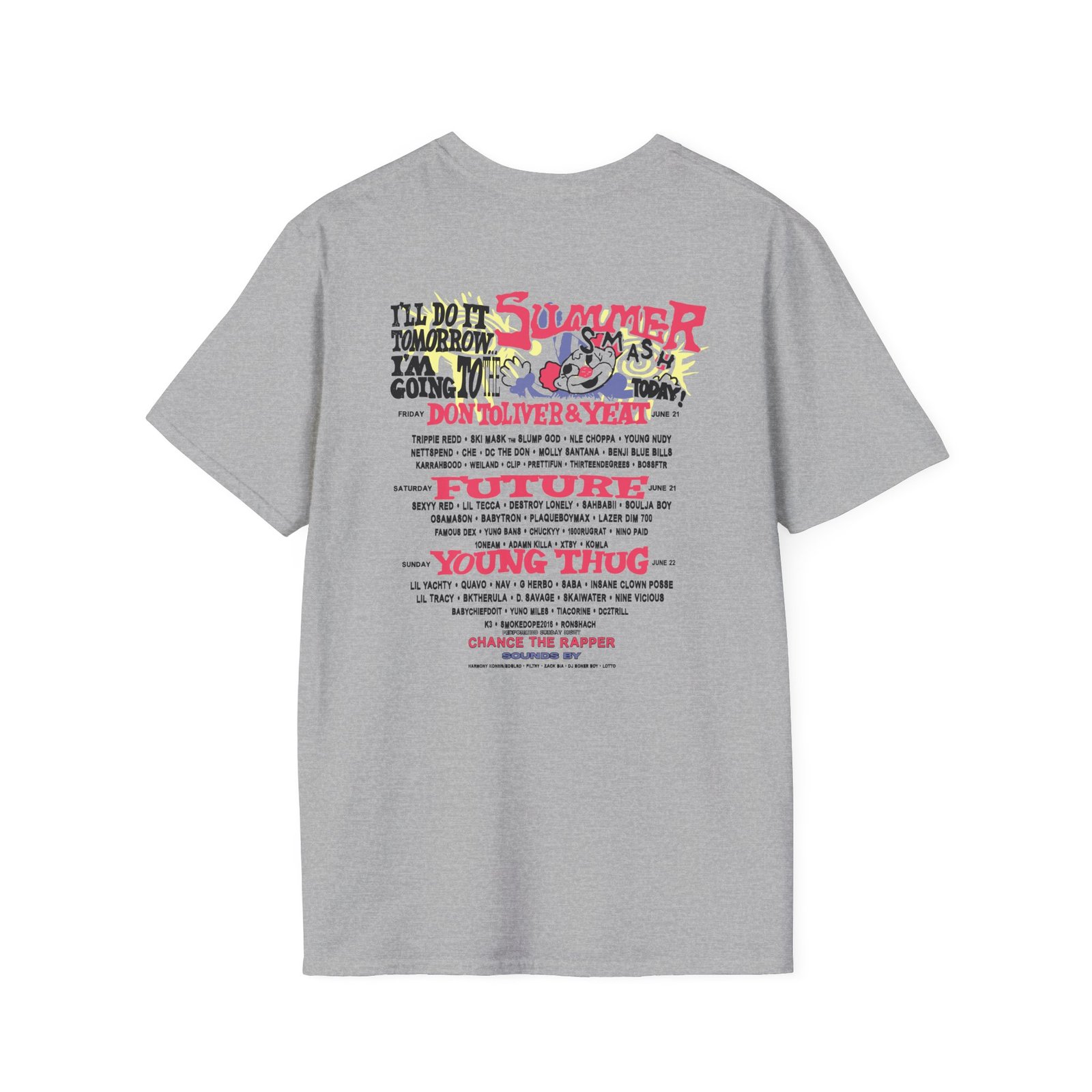 Summer Smash Do It Tomorrow Unisex Softstyle T-Shirt