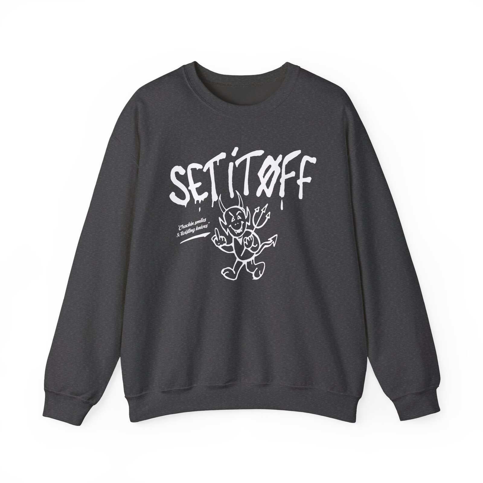 Set It Off Devil Unisex Heavy Blend™ Crewneck Sweatshirt