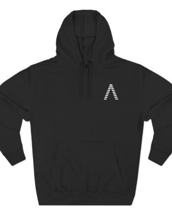 Axwell Logo Three-Panel Fleece Hoodie