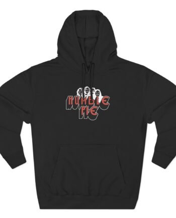 Humble Pie Band Silhouette Three-Panel Fleece Hoodie