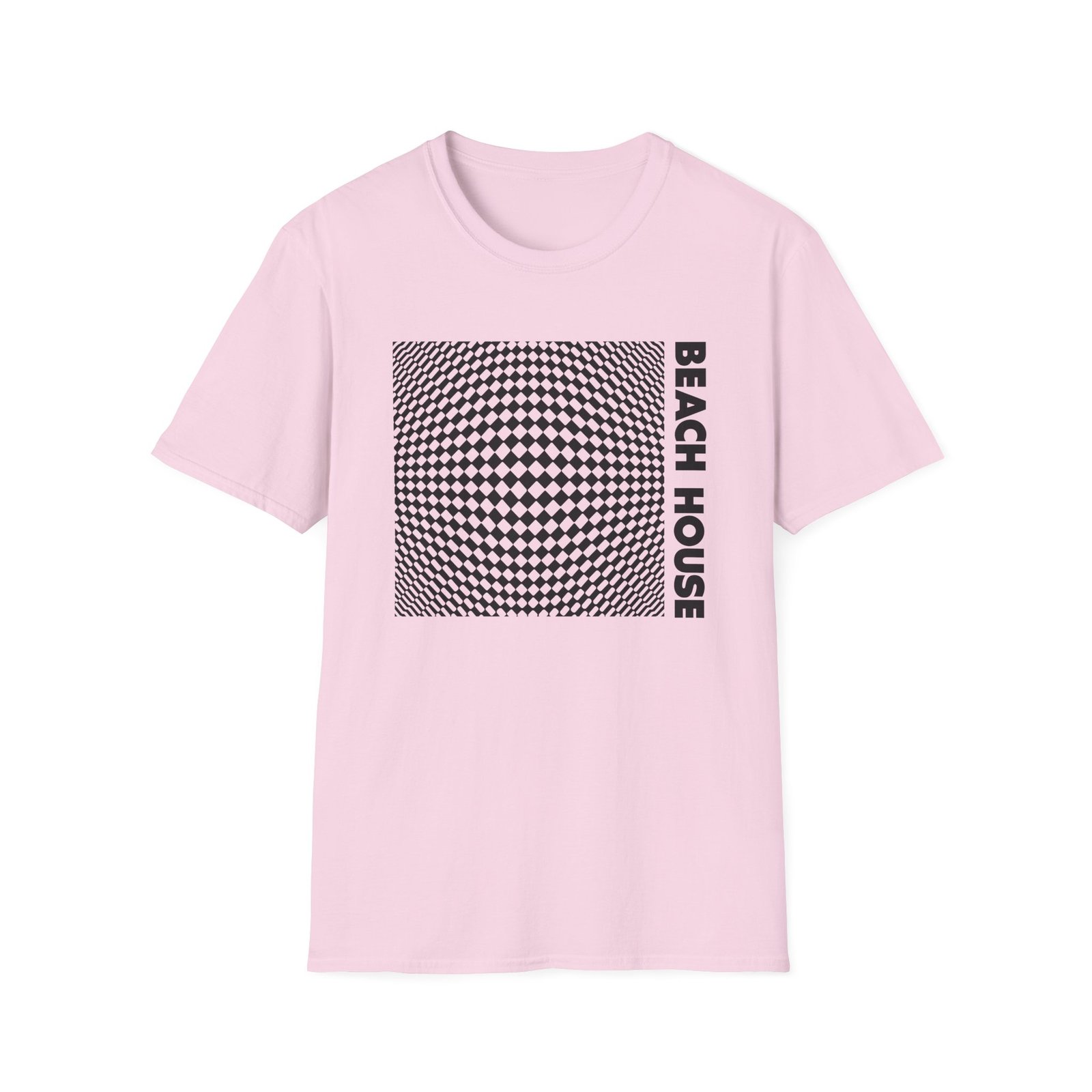 Beach House 7 Op Art Unisex Softstyle T-Shirt