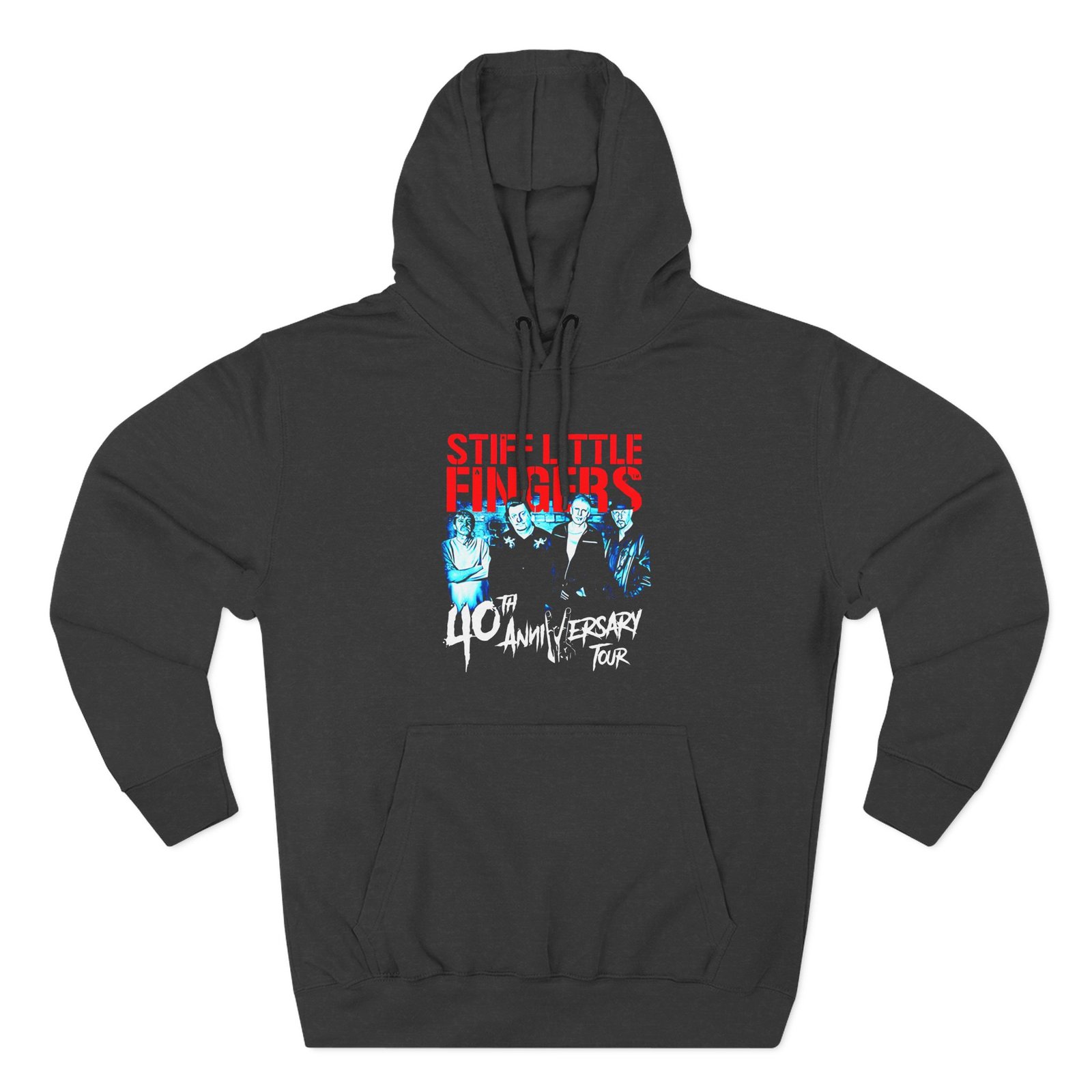Stiff Little Fingers Tour Three-Panel Fleece Hoodie