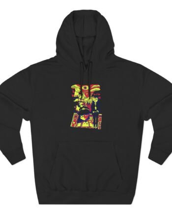 Ena Blood Hub Three-Panel Fleece Hoodie