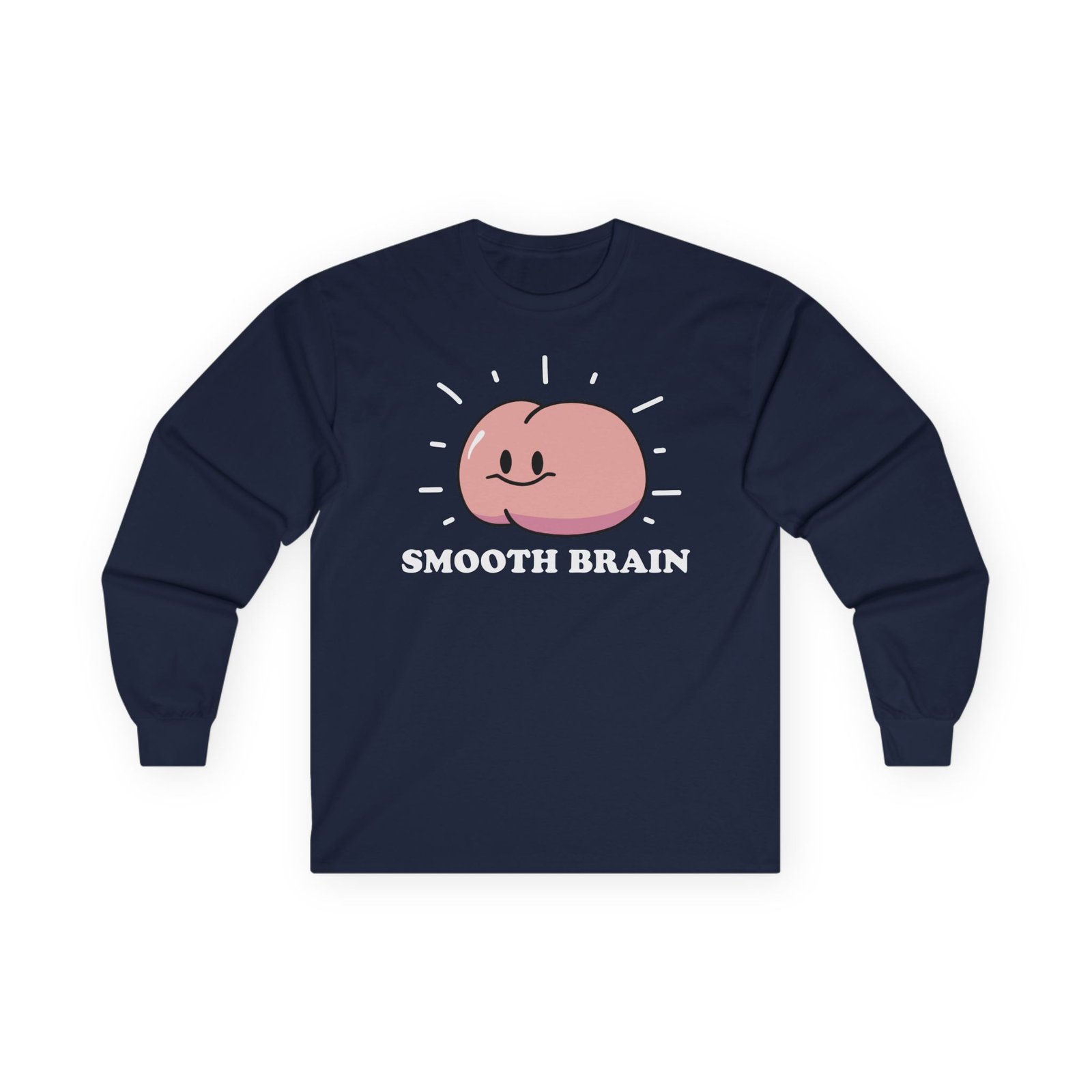 Haminations Smooth Brain Unisex Ultra Cotton Long Sleeve Tee