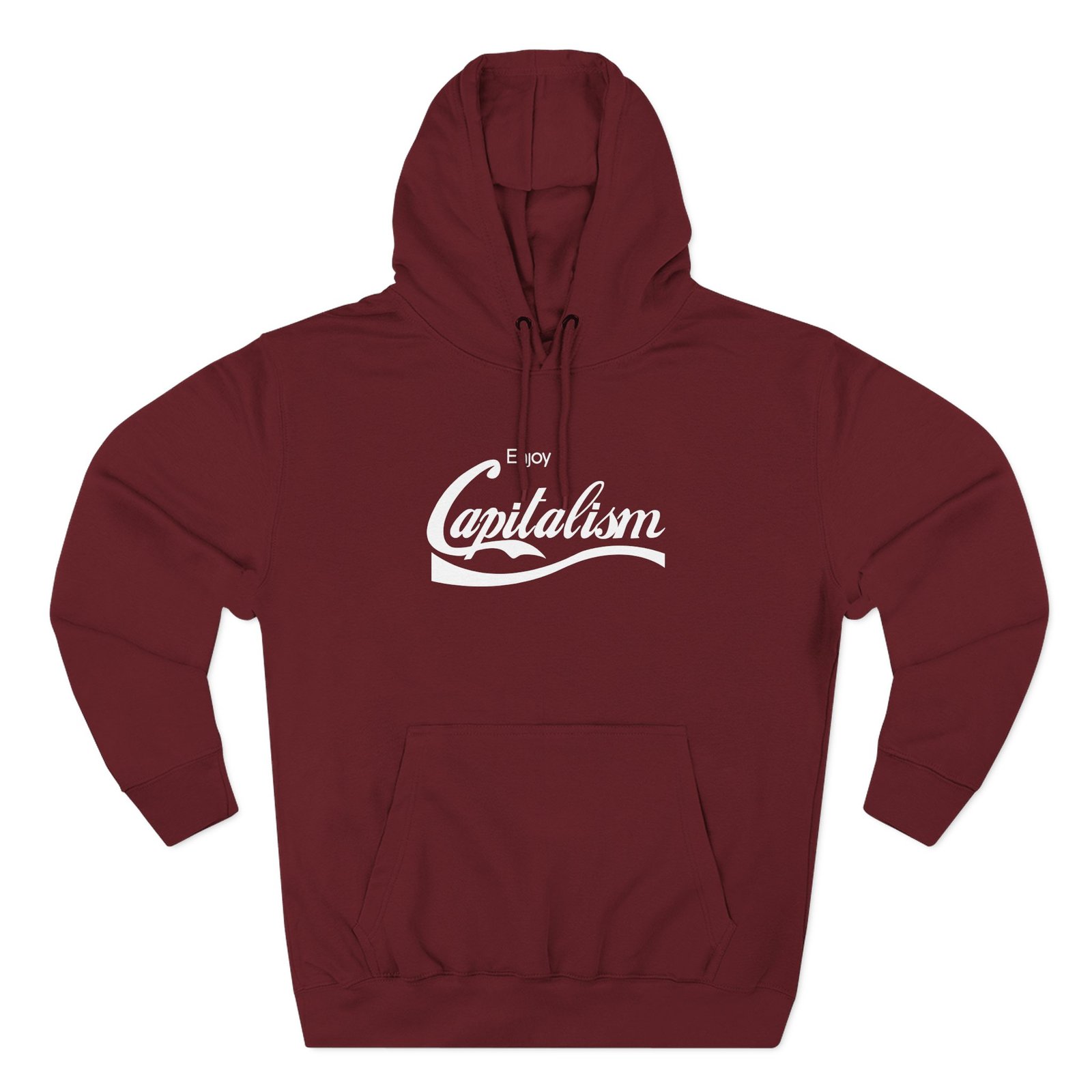 Valuetainment Enjoy Capitalism Three-Panel Fleece Hoodie