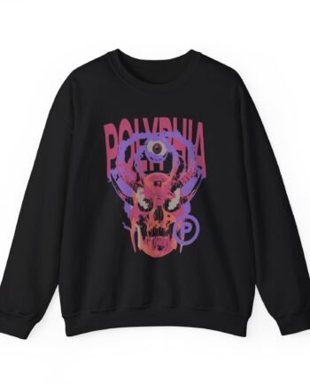 Polyphia Skull Circle P Unisex Heavy Blend™ Crewneck Sweatshirt