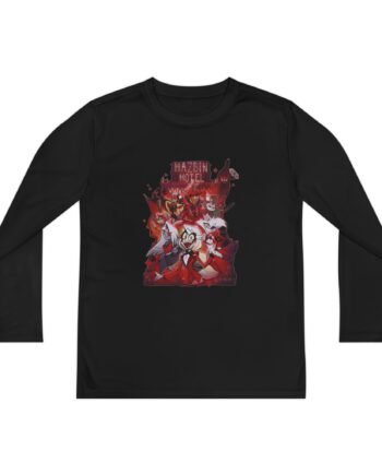 Youth Hazbin Hotel Characters Long Sleeve Competitor Tee