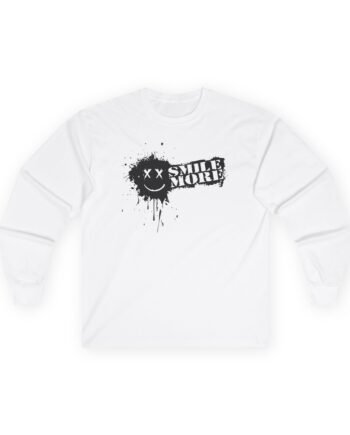 Roman Atwood Smile More Splatter Unisex Ultra Cotton Long Sleeve Tee