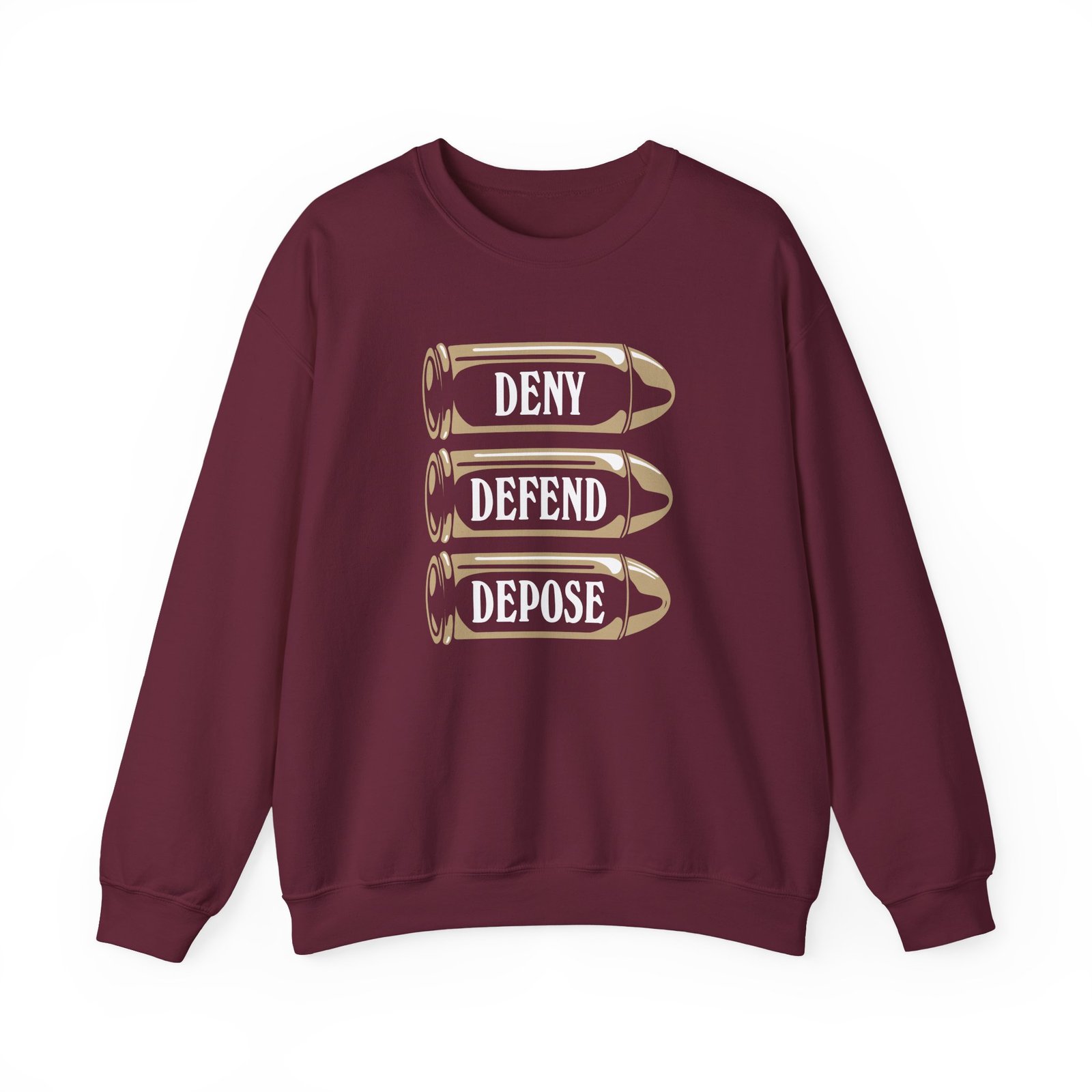 Deny Defend Depose Unisex Heavy Blend™ Crewneck Sweatshirt