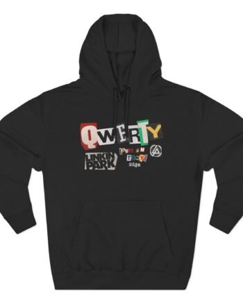 Linkin Park Qwerty Ransom Note Three-Panel Fleece Hoodie