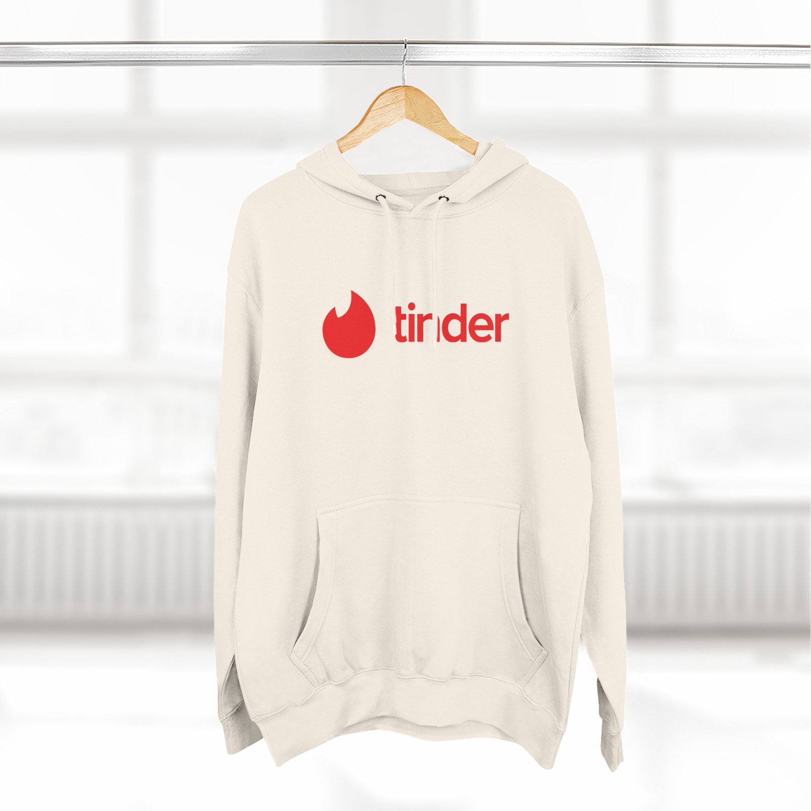 Red Handed Tinder Three-panel Fleece Hoodie