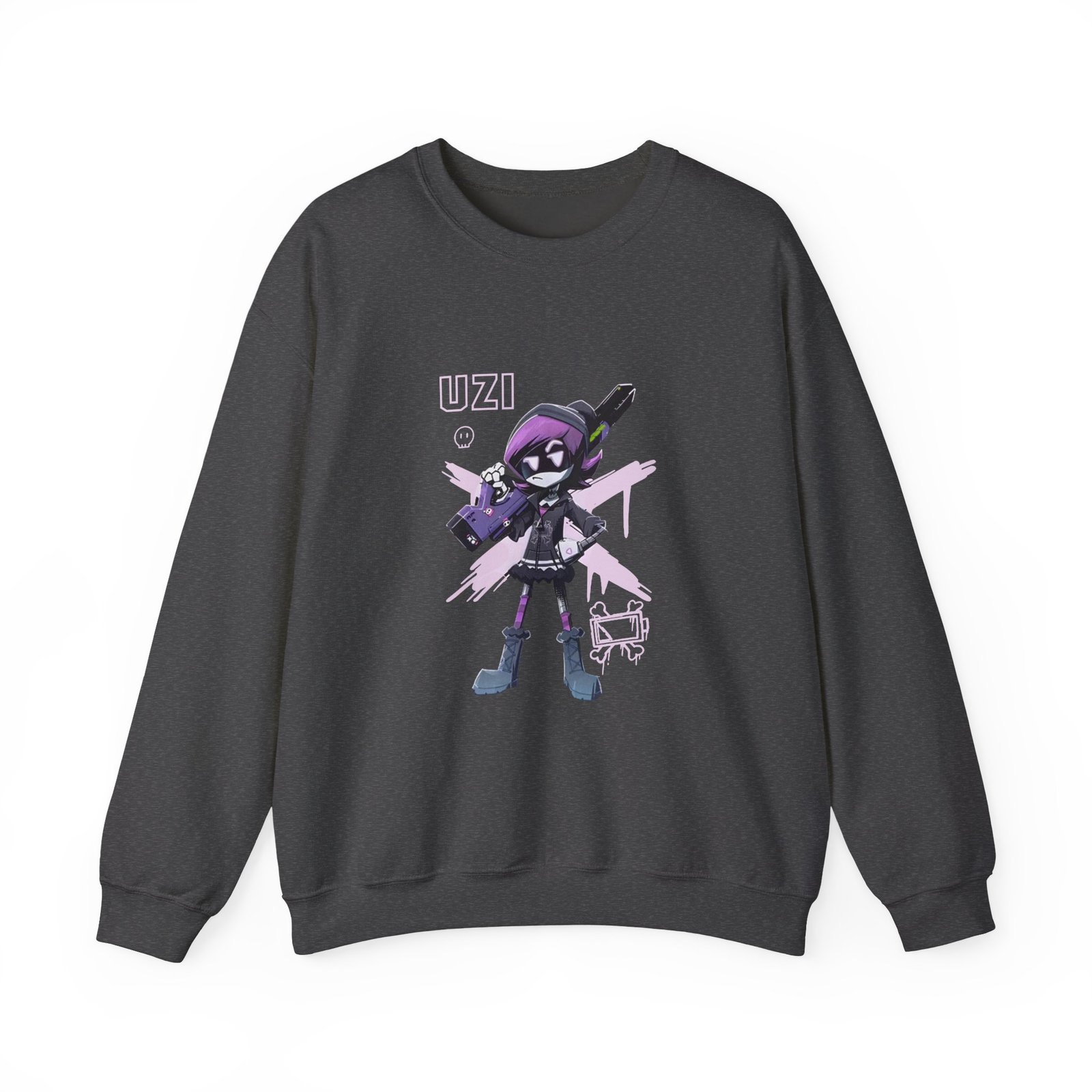 Murder Drones Uzi Unisex Heavy Blend Crewneck Sweatshirt