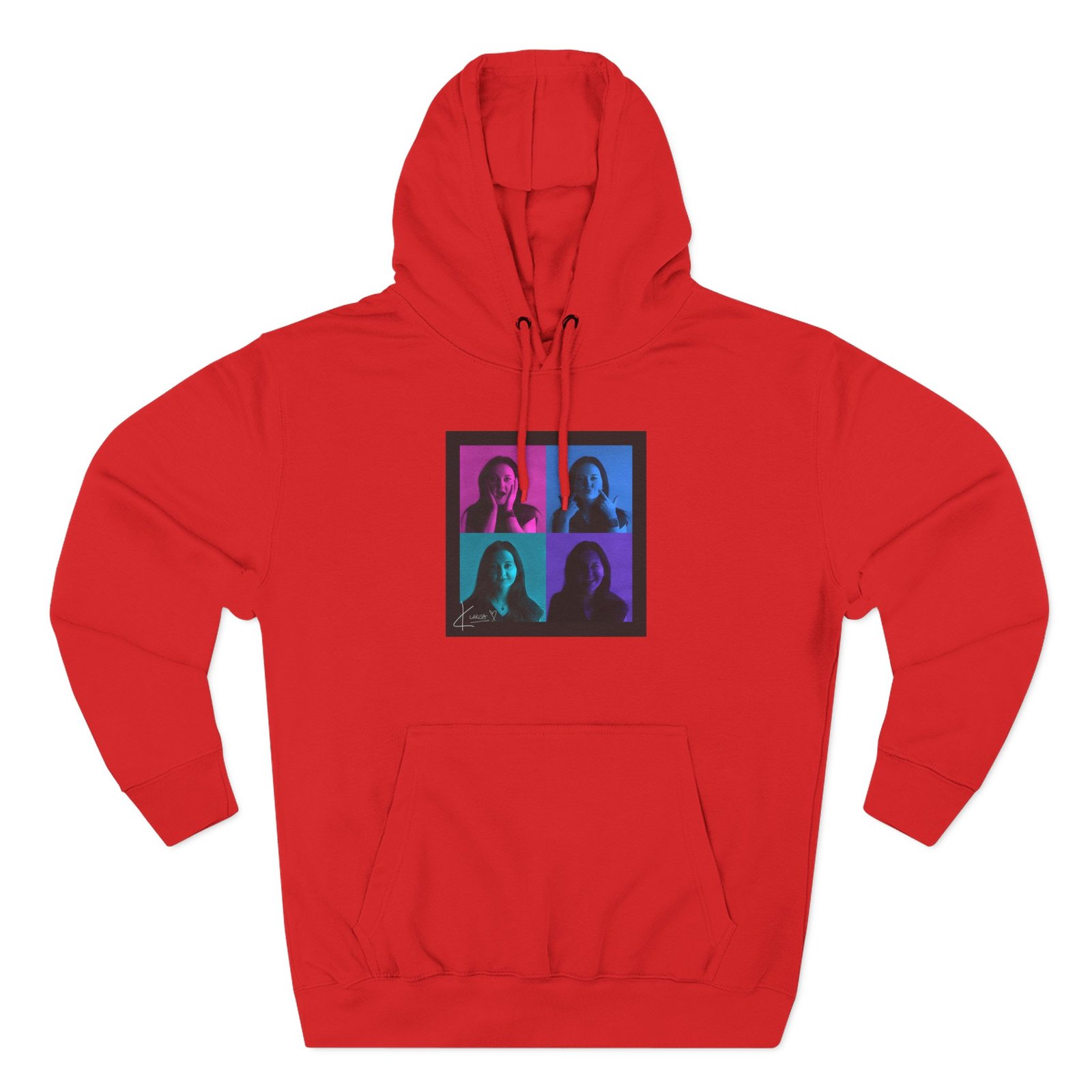 Klarisa Emotions Three-Panel Fleece Hoodie