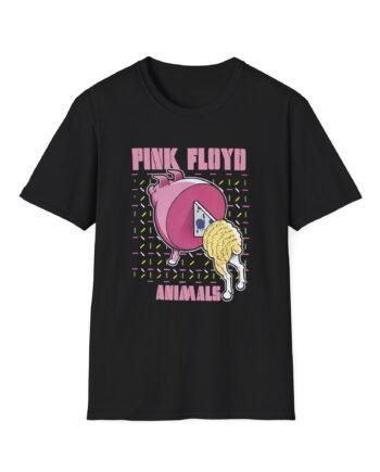 Pink Floyd Animals Oink Oink Unisex Softstyle T-Shirt