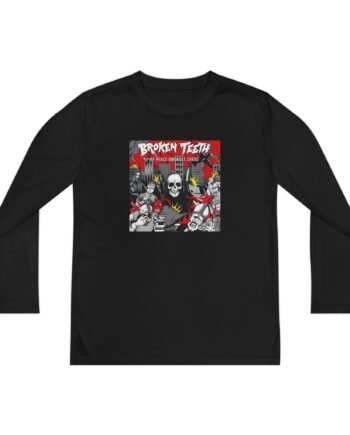 Youth Broken Teeth at Peace Amongst Chaos Long Sleeve Competitor Tee