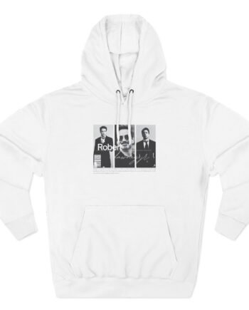 Robert Downey Three-Panel Fleece Hoodie
