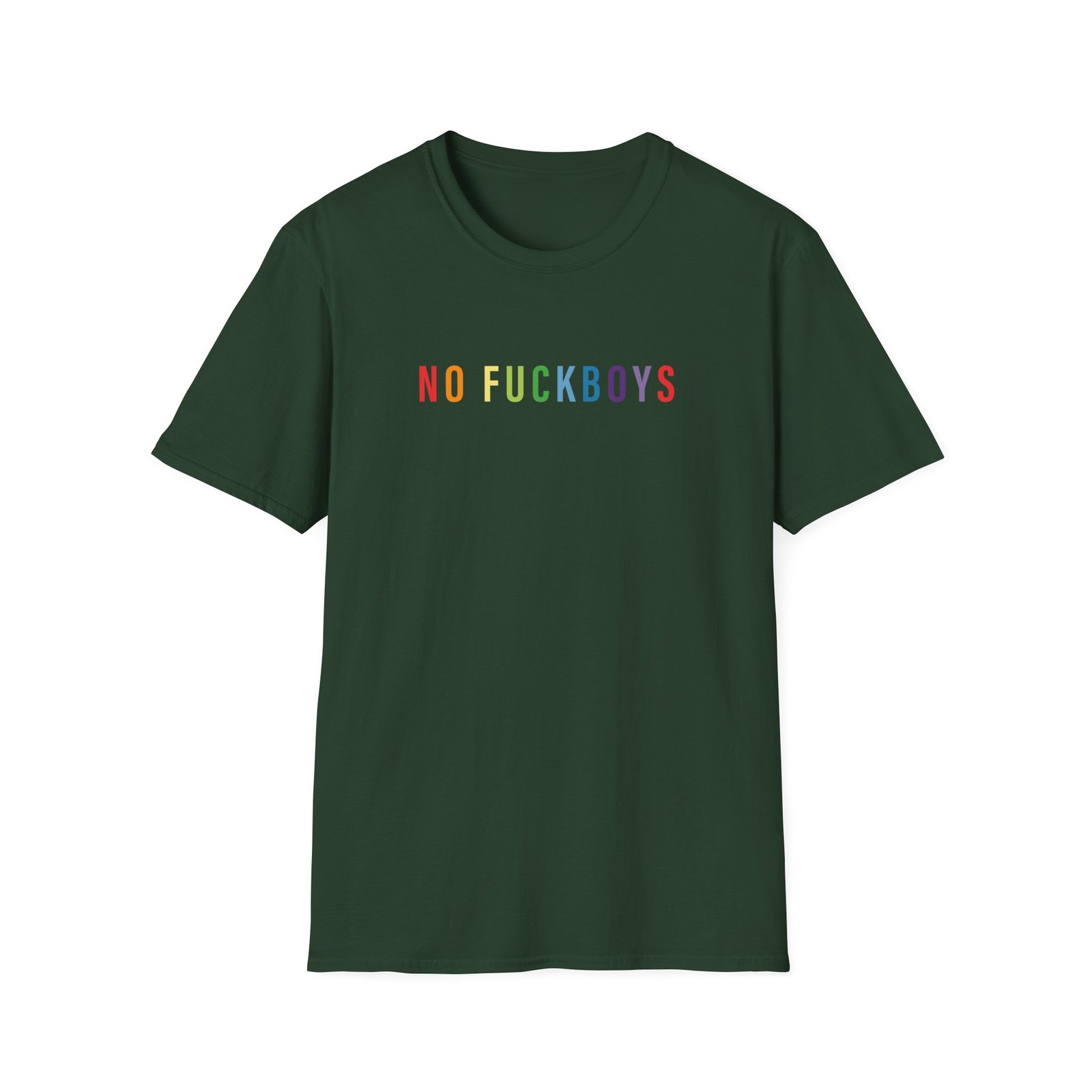 Red Handed No Fuckboys Unisex Softstyle T-shirt