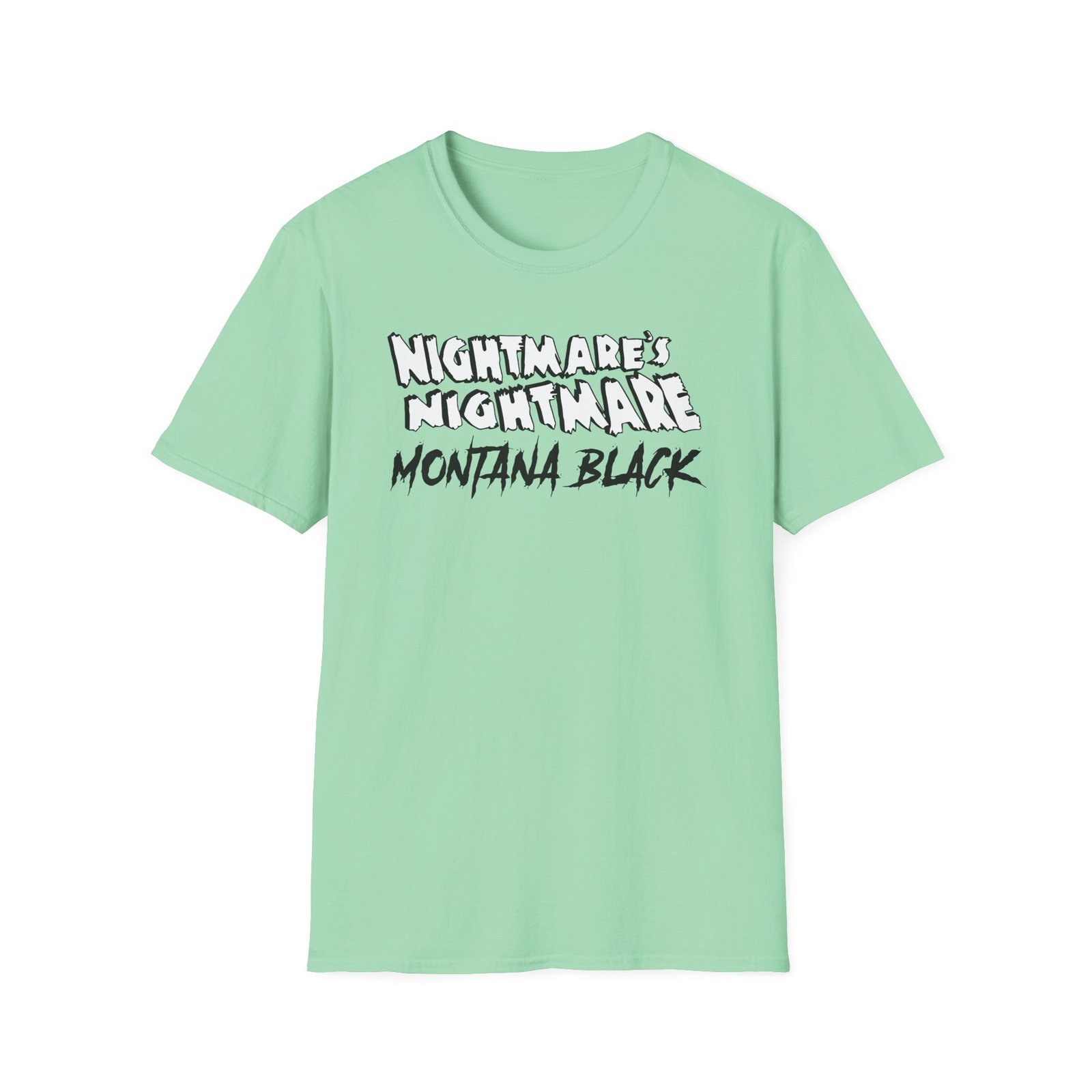 Montana Black Nightmare's Nightmare Montana Black Unisex Softstyle T-shirt