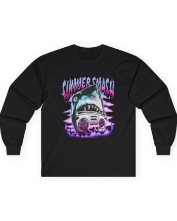 Summer Smash Shark Unisex Ultra Cotton Long Sleeve Tee
