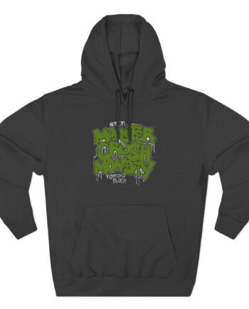Montana Black Three-Panel Fleece Hoodie