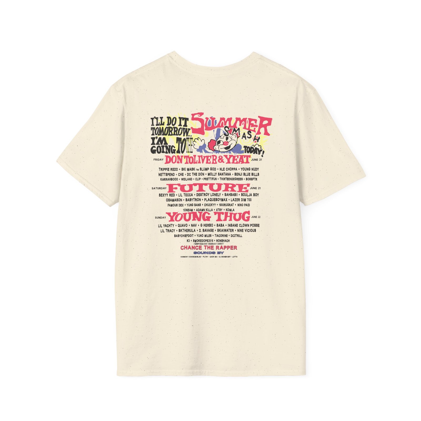 Summer Smash Do It Tomorrow Unisex Softstyle T-Shirt