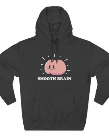 Haminations Smooth Brain Three-Panel Fleece Hoodie