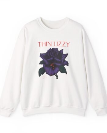 Thin Lizzy Rose Tracklist Ecru Unisex Heavy Blend™ Crewneck Sweatshirt