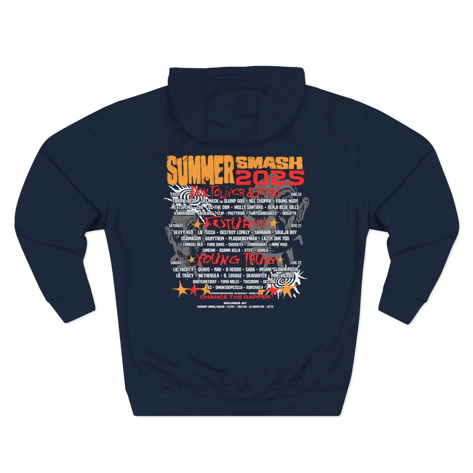 Summer Smash I Survived Three-Panel Fleece Hoodie