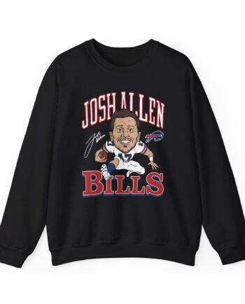 Josh Allen Buffalo Bills Unisex Heavy Blend™ Crewneck Sweatshirt