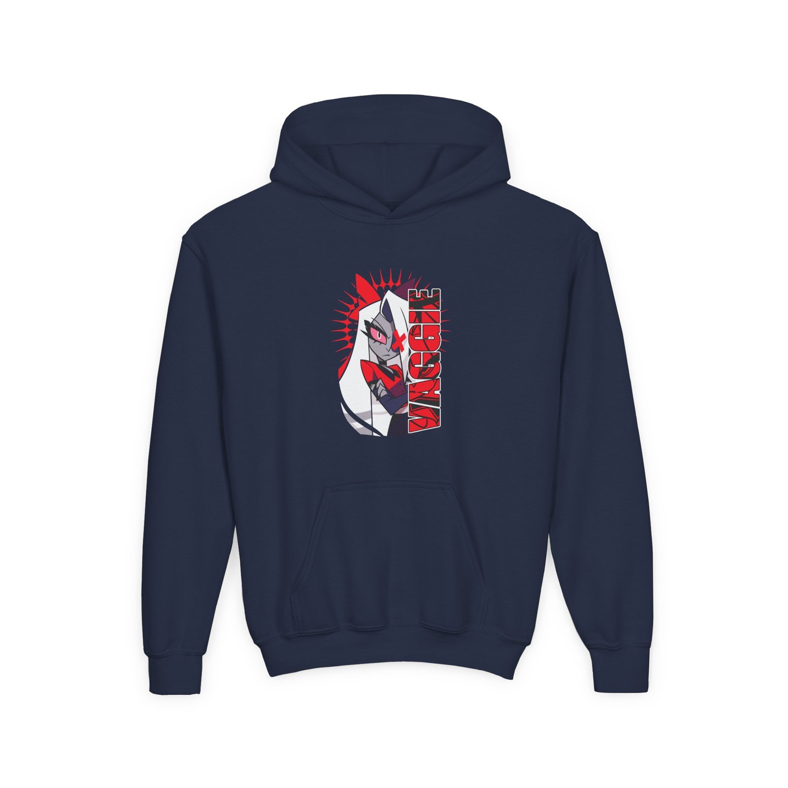 Youth Hazbin Hotel Vaggie Heavy Blend Hooded Sweatshirt