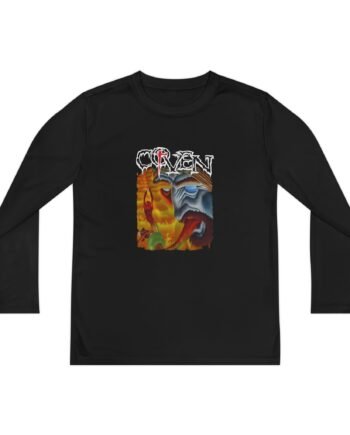 Youth Coven Blessed is the Black Long Sleeve Competitor Tee