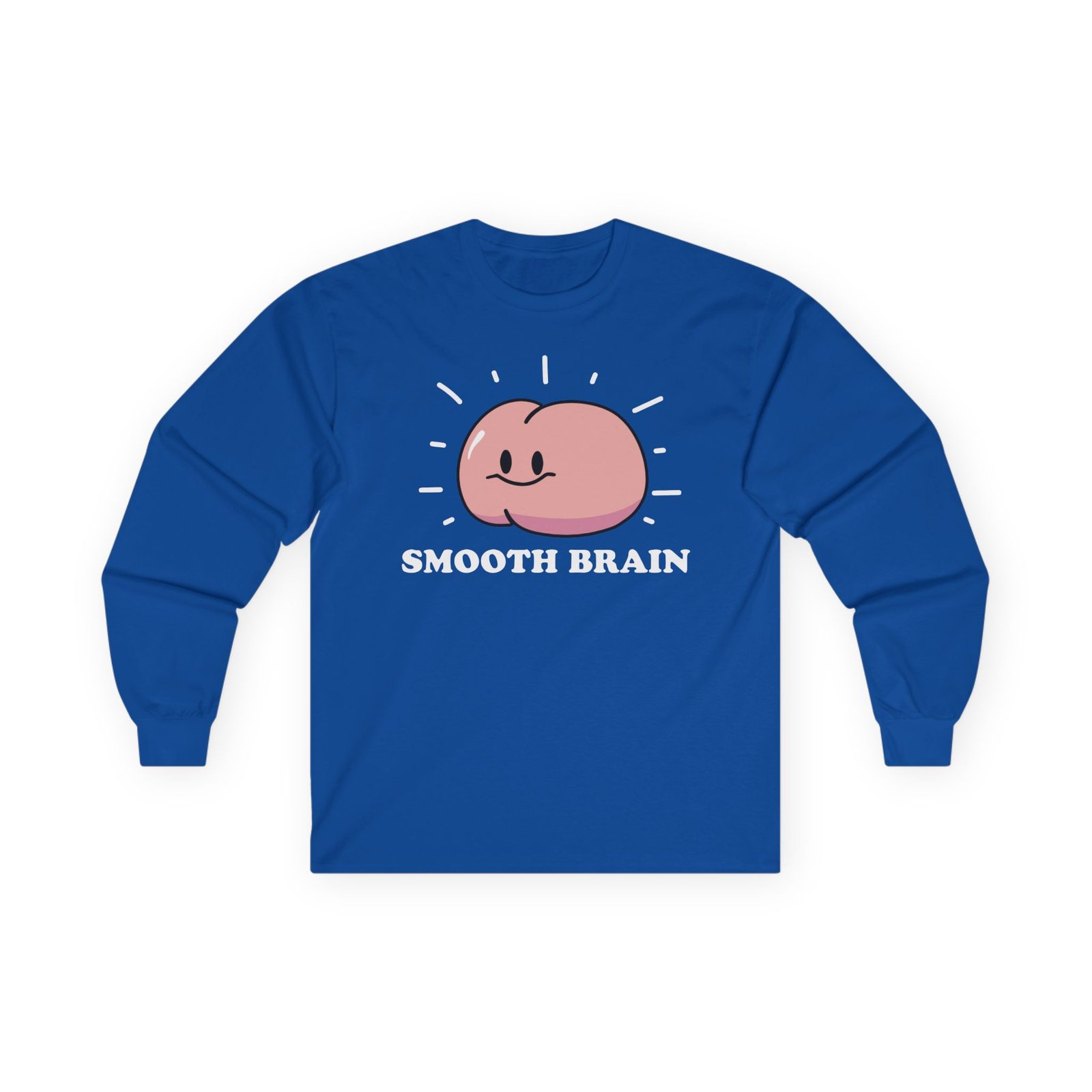 Haminations Smooth Brain Unisex Ultra Cotton Long Sleeve Tee