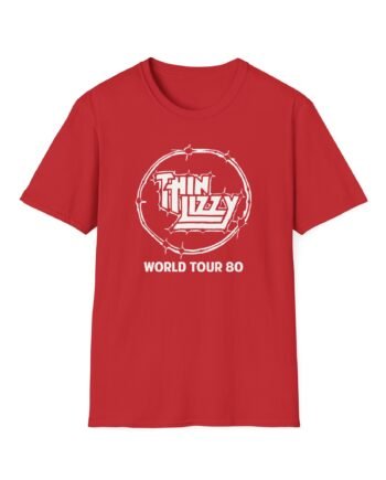 Thin Lizzy World Tour 80 Unisex Softstyle T-Shirt