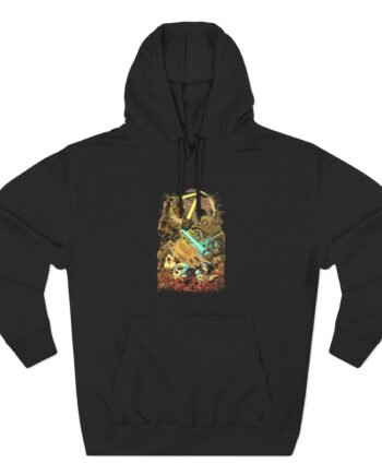 Rising Three-panel Fleece Hoodie