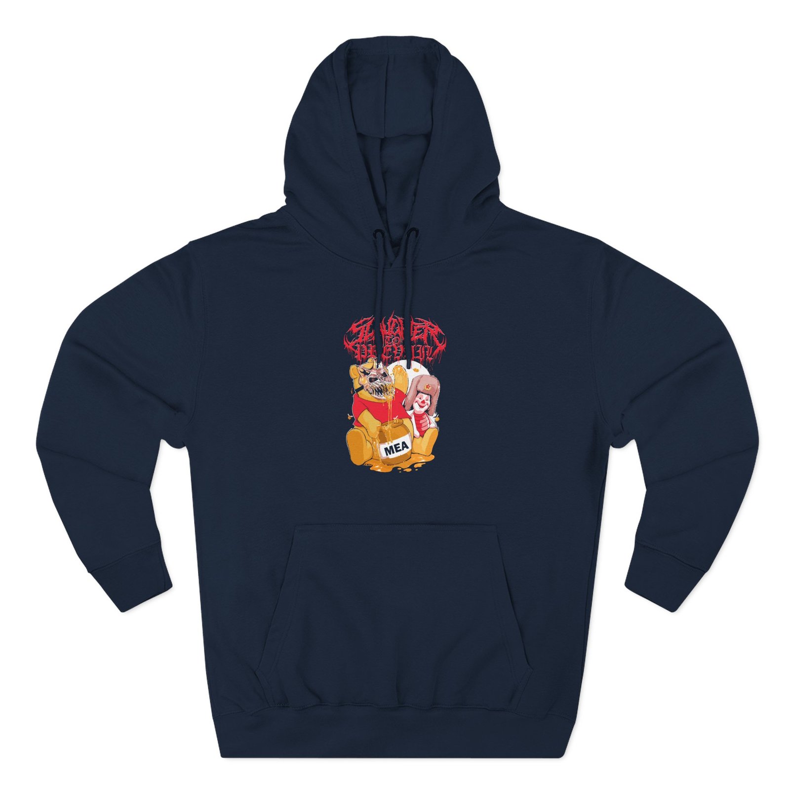 Slaughter to Prevail Winnie the Pooh Three-Panel Fleece Hoodie