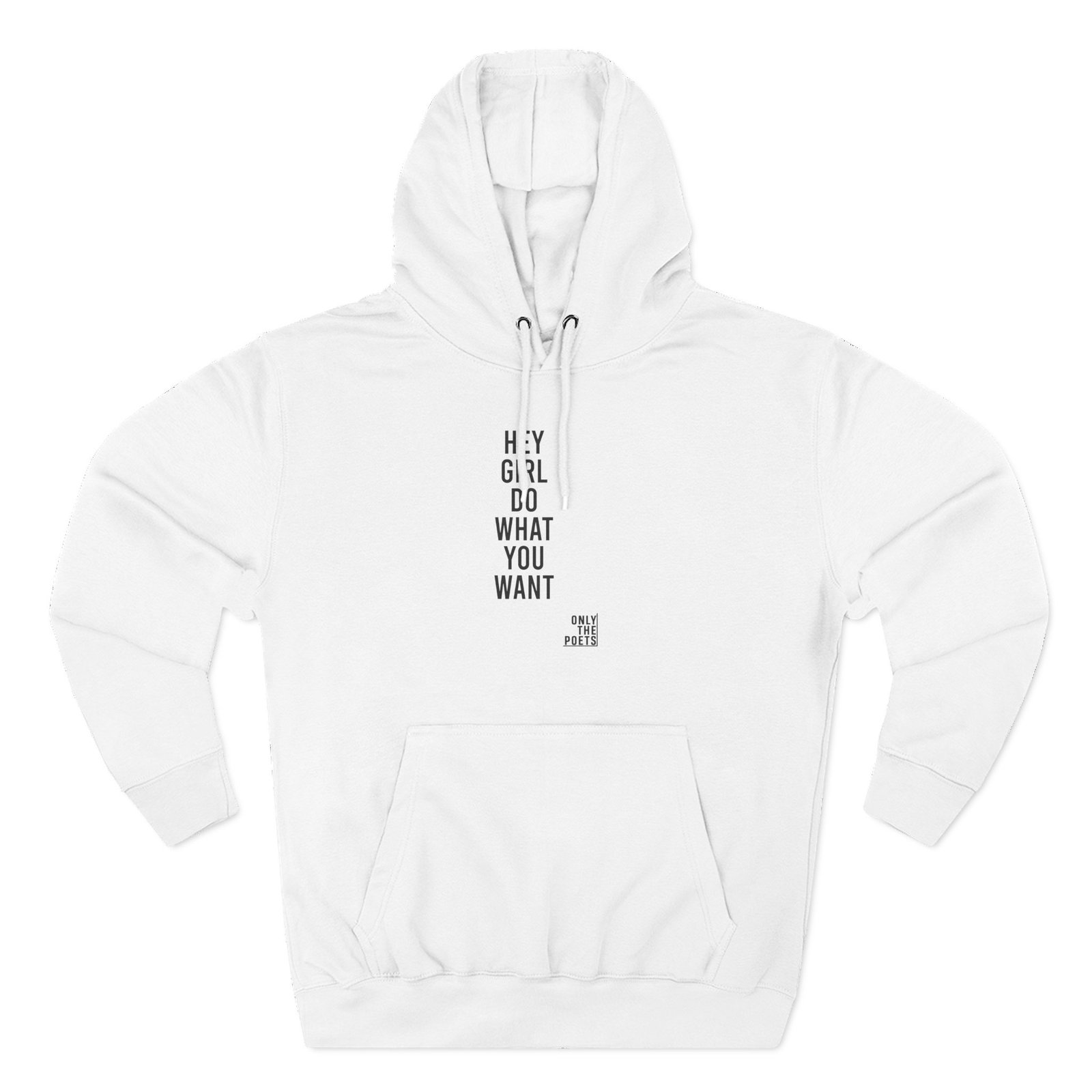 Only the Poets Three-Panel Fleece Hoodie