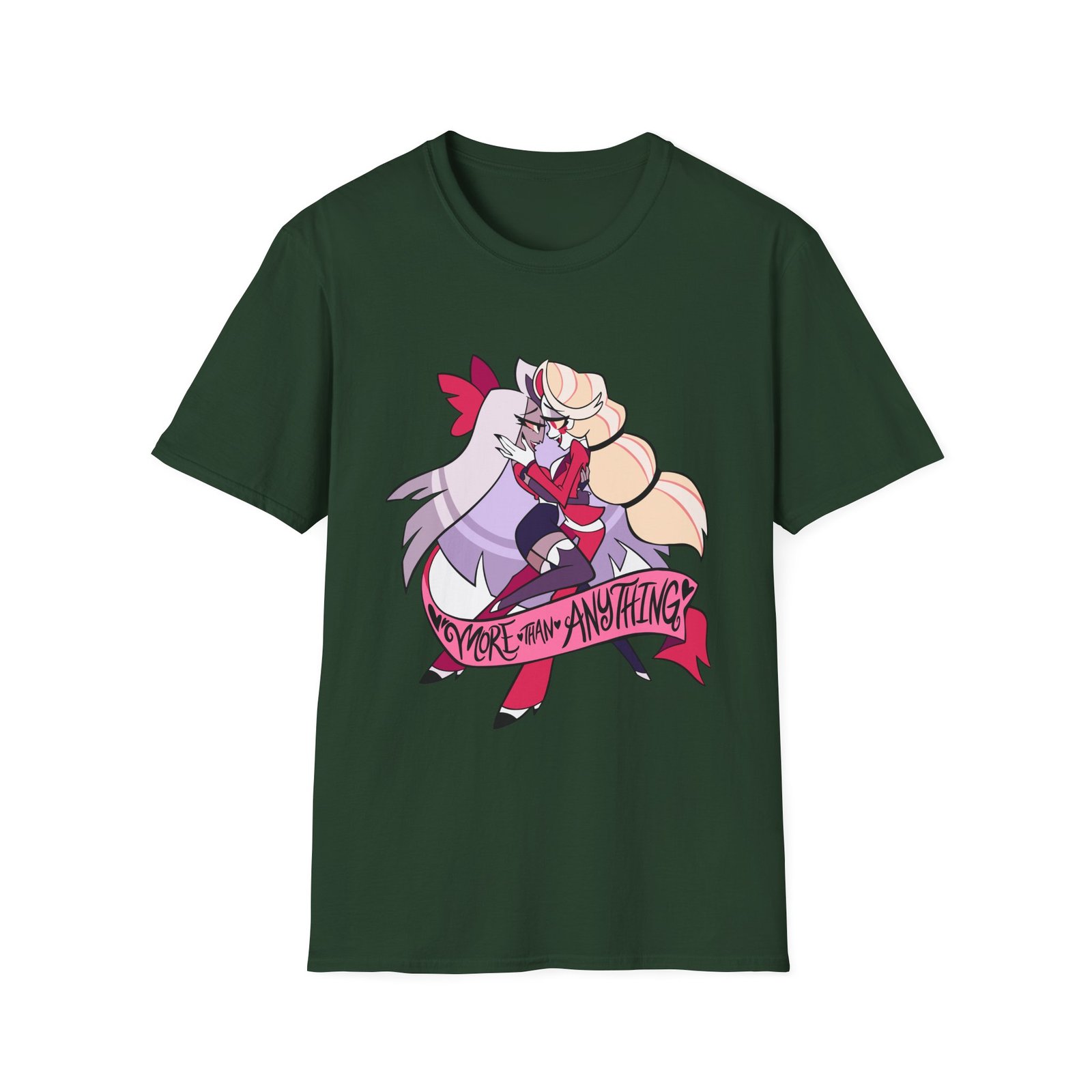 Hazbin Hotel Charlie & Vaggie Unisex Softstyle T-shirt