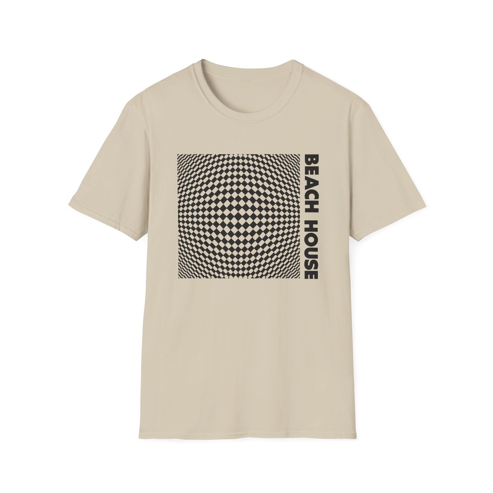 Beach House 7 Op Art Unisex Softstyle T-Shirt