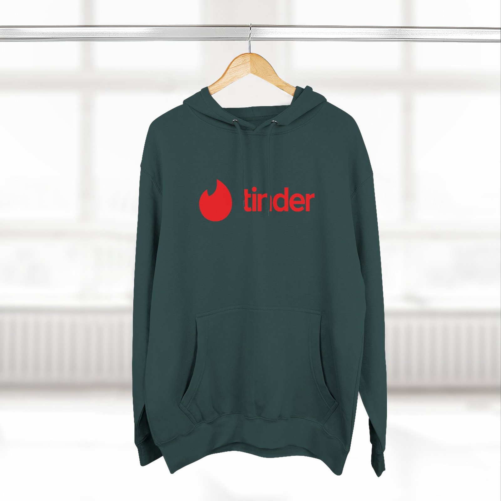 Red Handed Tinder Three-panel Fleece Hoodie