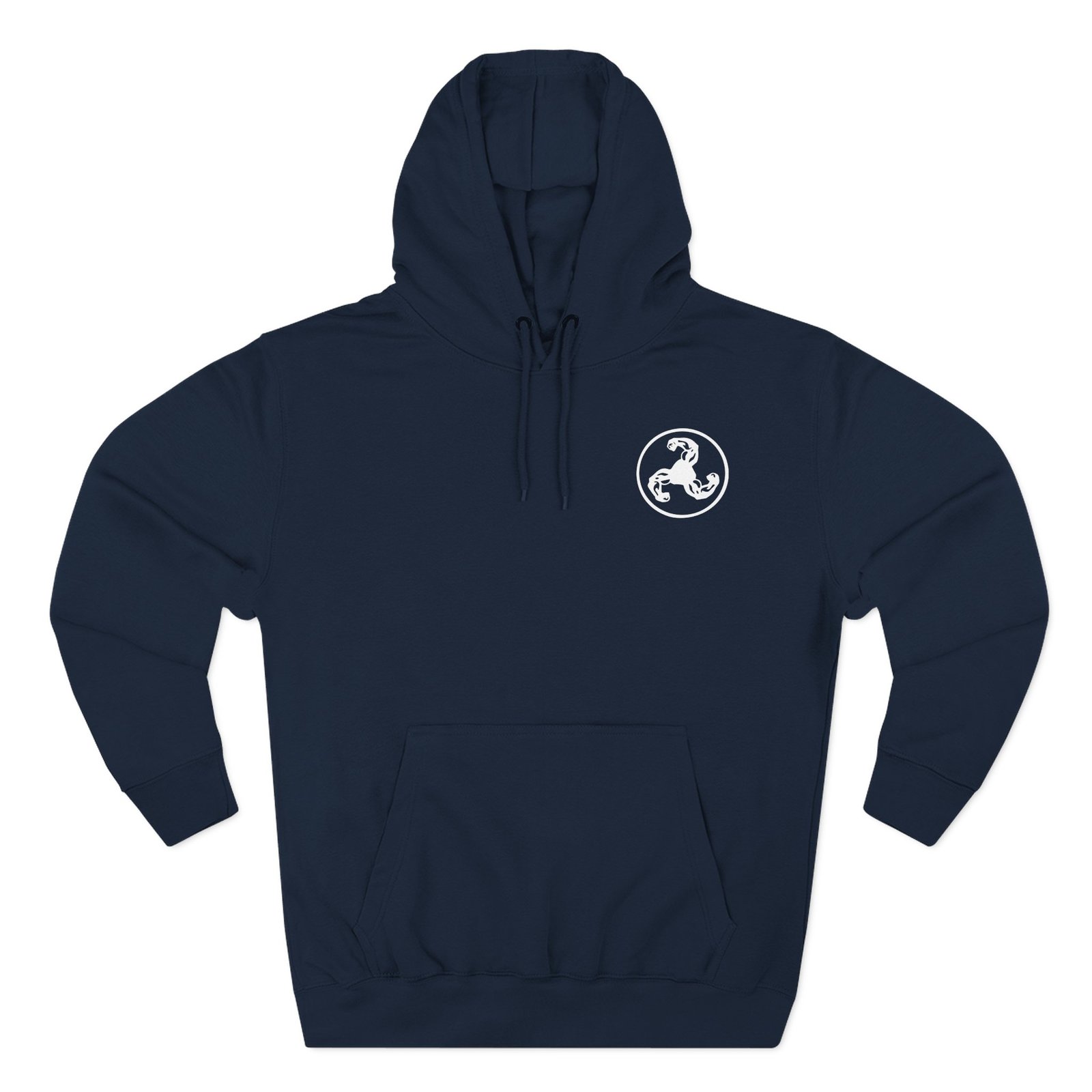 Bicep Logo Three-Panel Fleece Hoodie