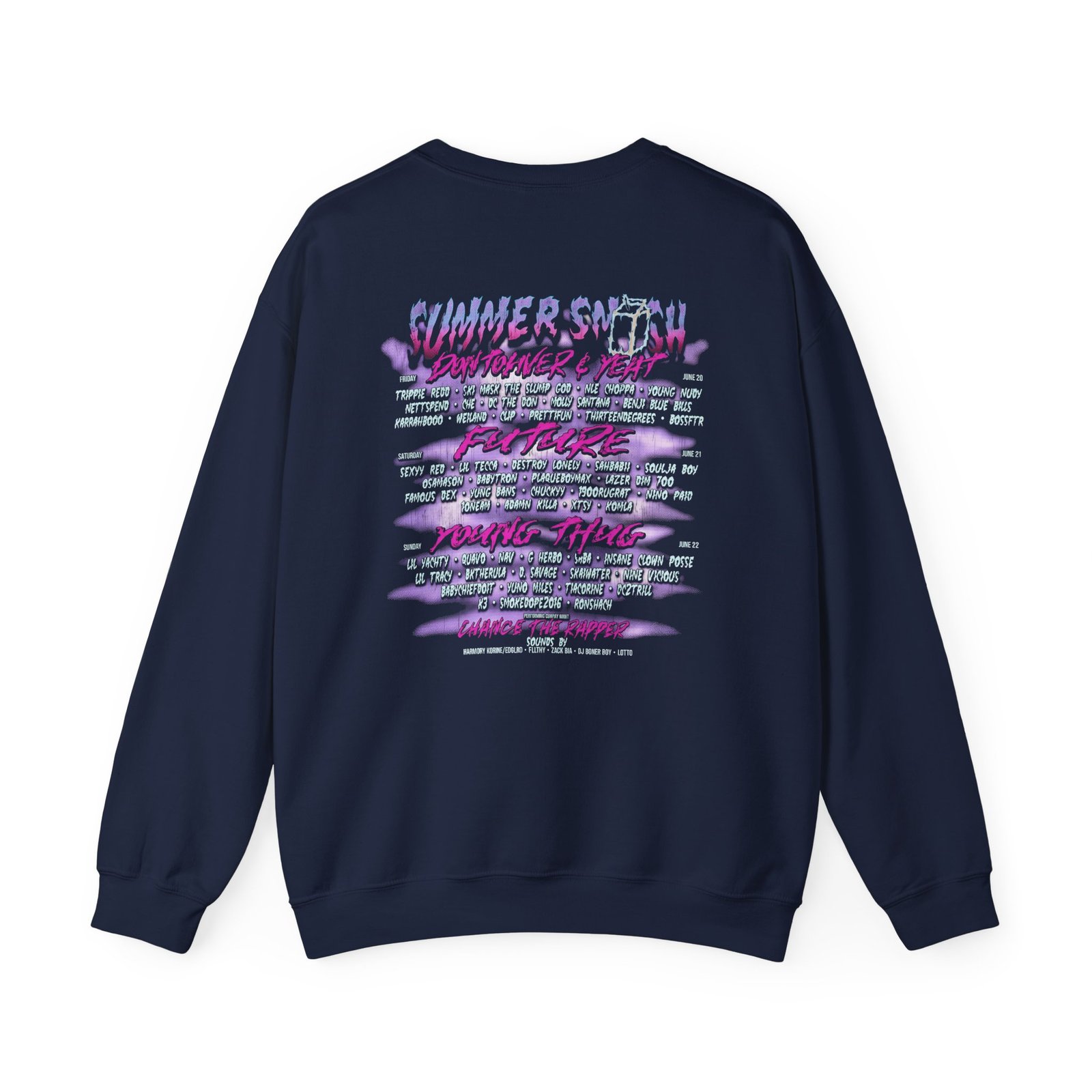 Summer Smash Shark Unisex Heavy Blend™ Crewneck Sweatshirt