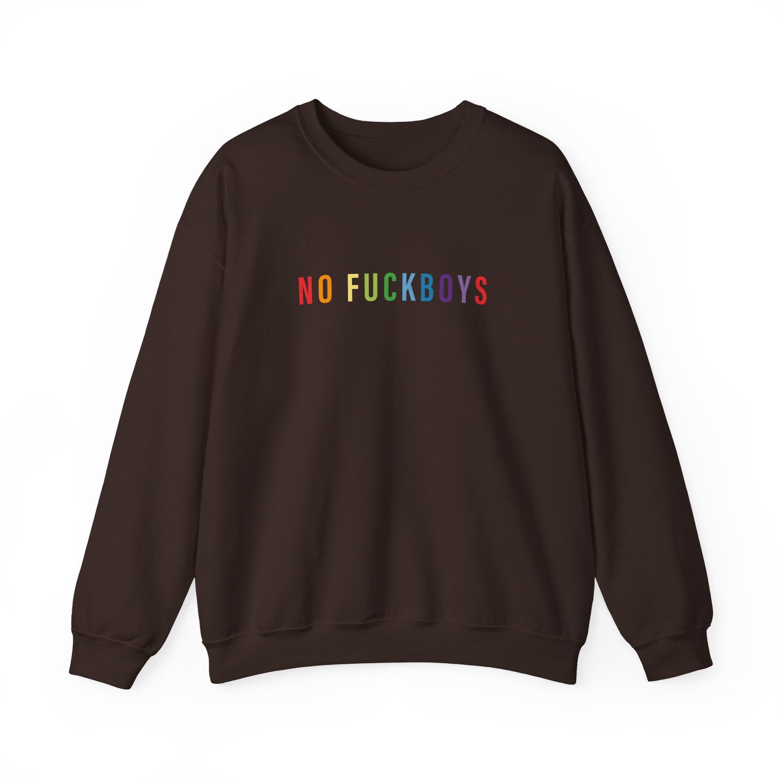 Red Handed No Fuckboys Unisex Heavy Blend Crewneck Sweatshirt
