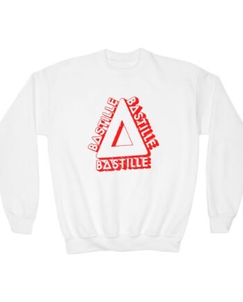 Youth Bastille 3d Triangle Crewneck Sweatshirt