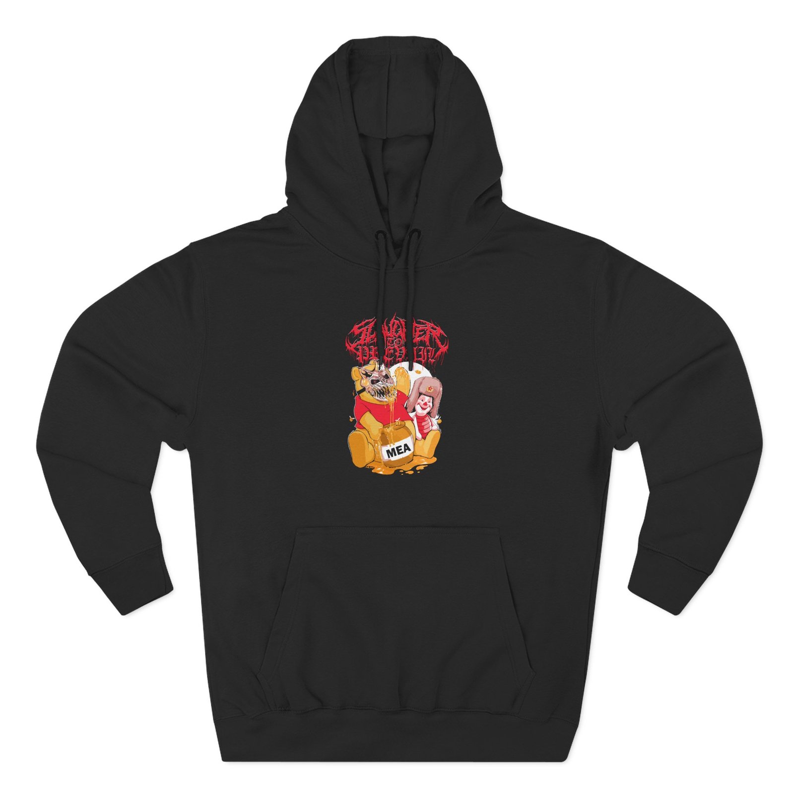 Slaughter to Prevail Winnie the Pooh Three-Panel Fleece Hoodie