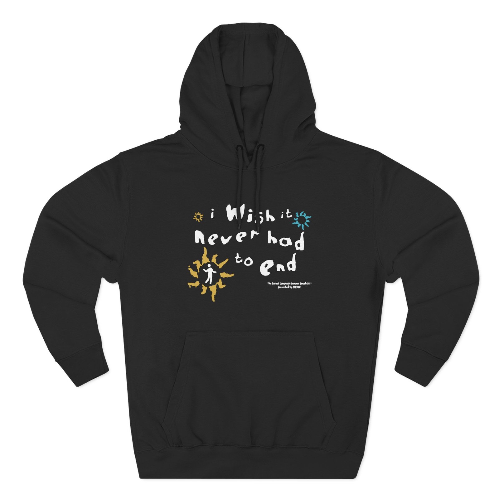 Summer Smash Never End Three-Panel Fleece Hoodie