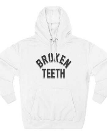 Broken Teeth Snake Three-Panel Fleece Hoodie