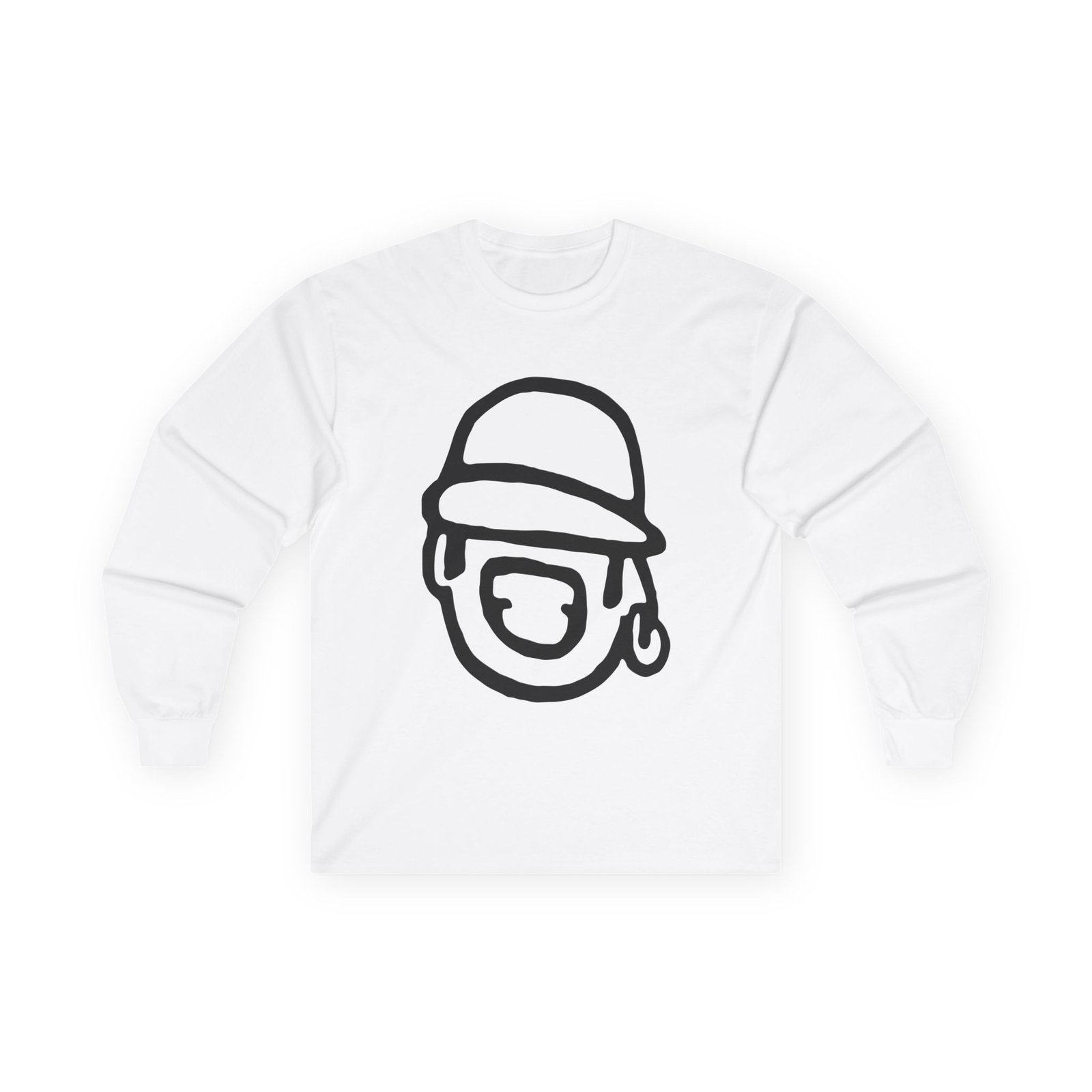 Niko B Big Face Unisex Ultra Cotton Long Sleeve Tee