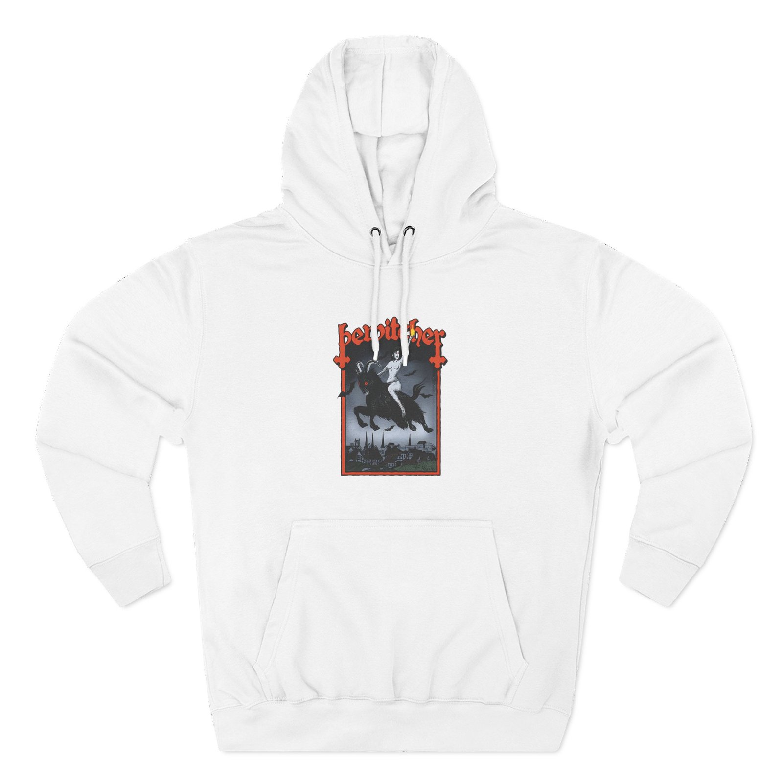 Bewitcher Goat Three-Panel Fleece Hoodie