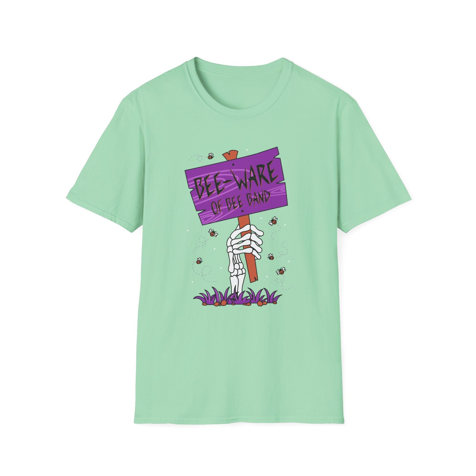 Honey Revenge Spooky Sign Unisex Softstyle T-Shirt